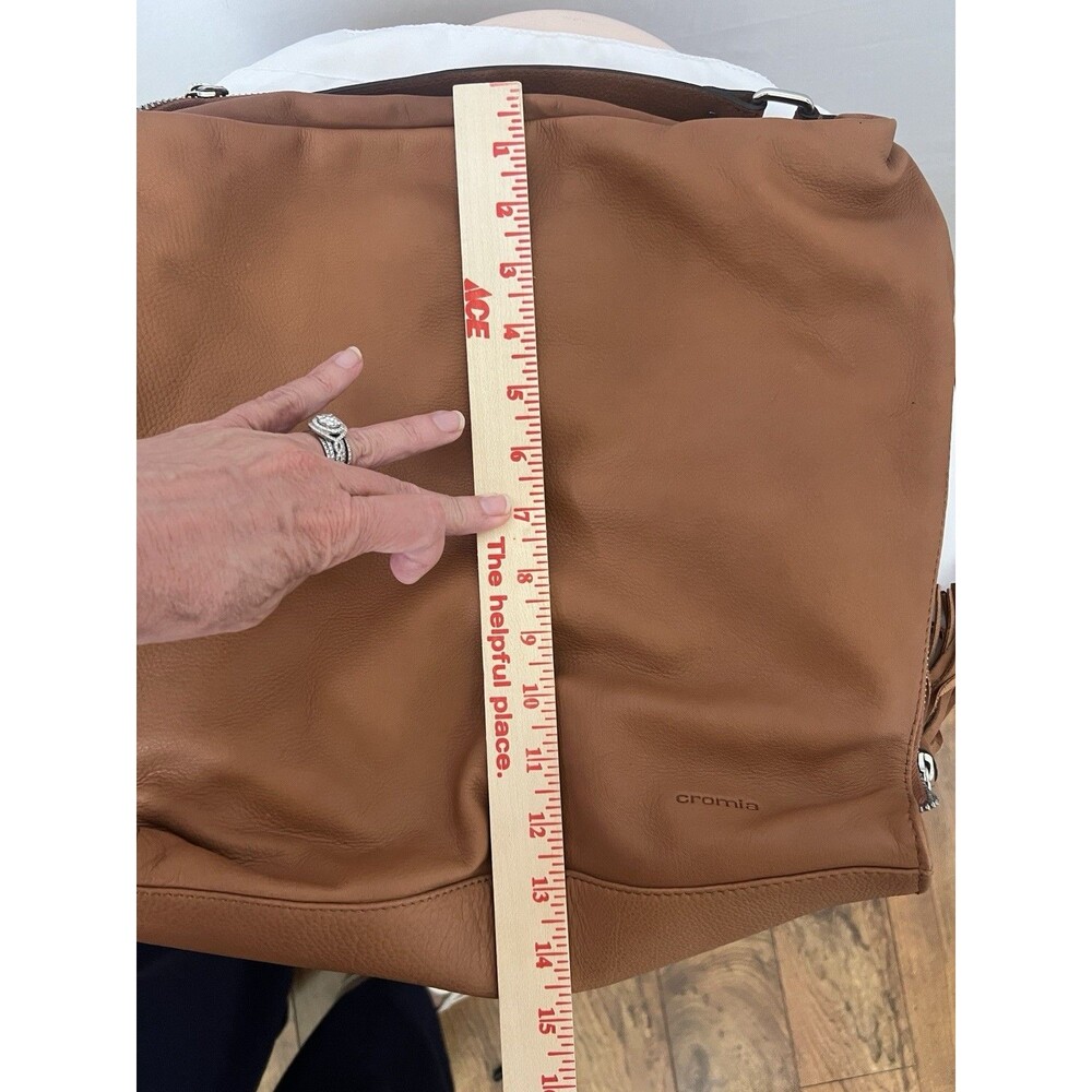 Italian Leather Brown Purse Boho Western Tassel Festival Hippie Rustic Artisan - Picture 10 of 12